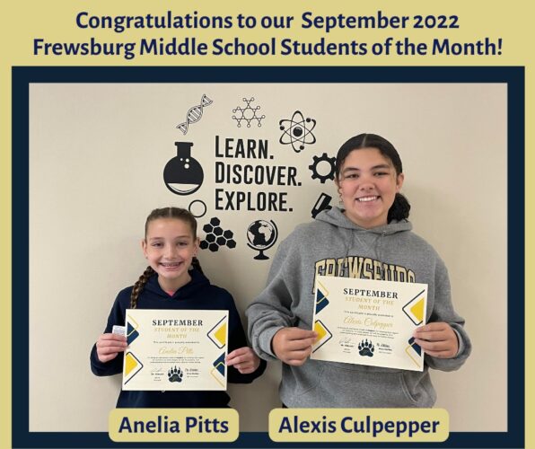 Frewsburg Central School Students Of The Month Recognized News